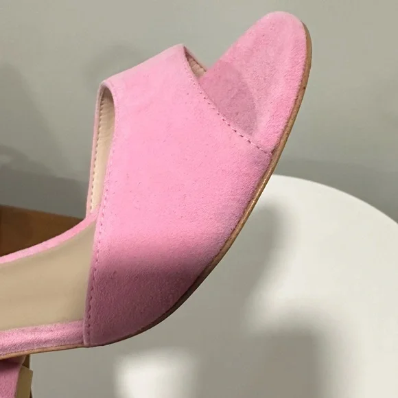 🌹STUART WEITZMAN 🌹 Allshine 75 Crystal-Embellished Suede Sandals Size: 6B - Picture 8 of 10